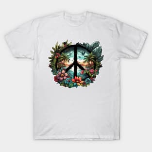 Floral Peace Designe #5 T-Shirt